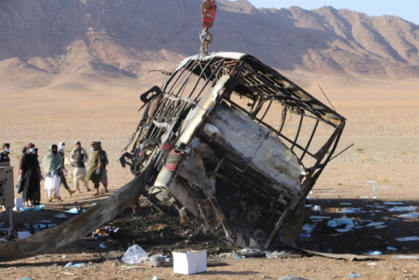 Nearly 80 Afghans, including children, dead after bus crash via Iran