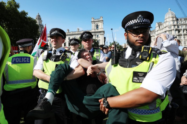 Over 200 arrested at London pro-Palestinian protest