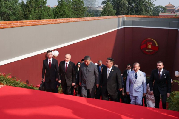 Xi, Putin, Kim witness giant military parade together in Beijing Xi, Putin, Kim witness giant military parade together in Beijing