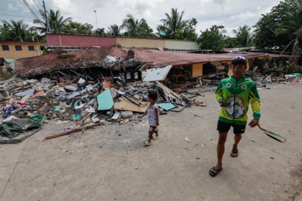 As Philippines grapples with earthquake fallout, typhoon strikes
