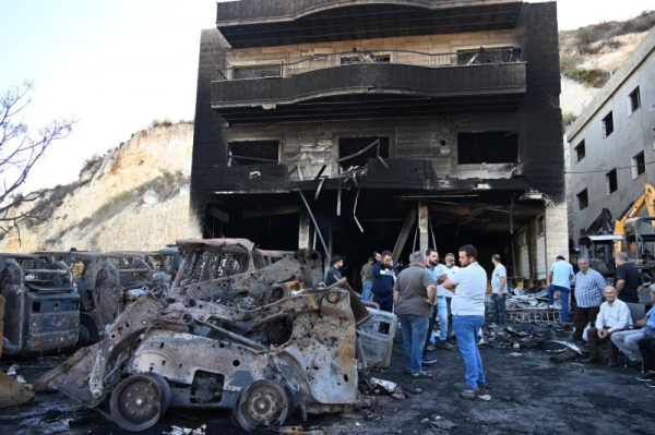 Israel strikes Hezbollah 'terrorist infrastructure' in south Lebanon