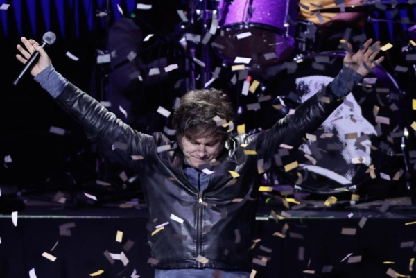 President Javier Milei leads unprecedented rock show in Buenos Aires