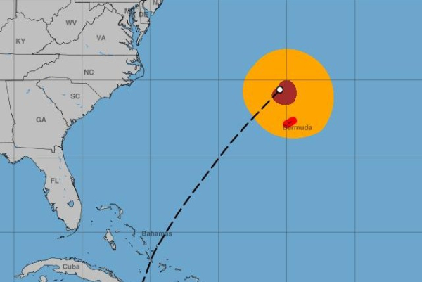 Weakened Hurricane Melissa passing north of Bermuda Weakened Hurricane Melissa passing north of Bermuda