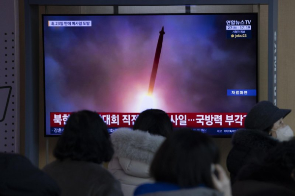 North Korea fires short-range ballistic missiles toward East Sea North Korea fires short-range ballistic missiles toward East Sea