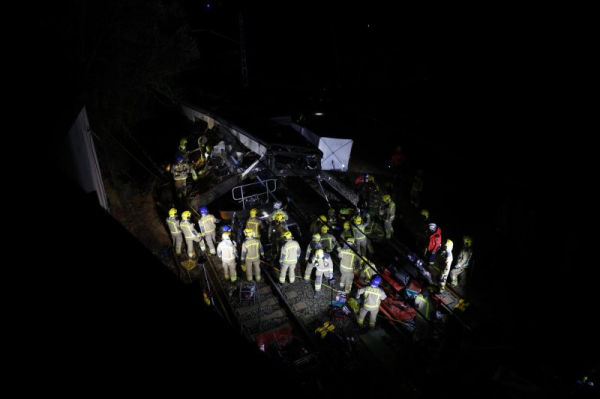 One killed in Catalonia train crash as death toll from southern Spain crash rises