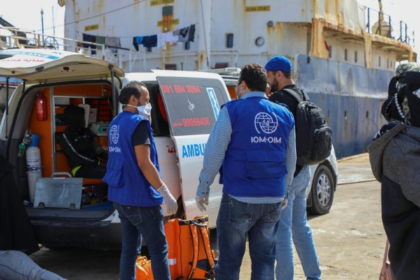 53 migrants thought dead after boat capsizes in Mediterranean