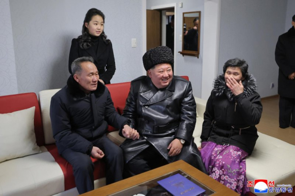 Kim Jong Un unveils homes for families of troops killed in Ukraine war