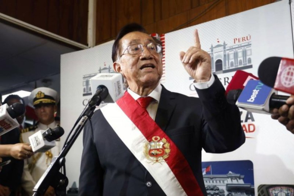 Leftist lawmaker Jose Maria Balcazar becomes Peru's interim president Leftist lawmaker Jose Maria Balcazar becomes Peru's interim president