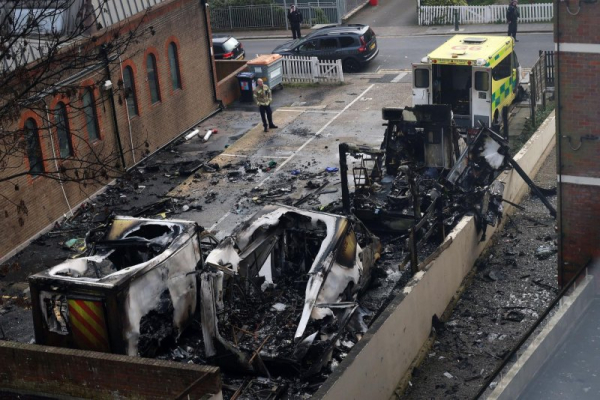 Jewish volunteer ambulances destroyed in arson attack in London