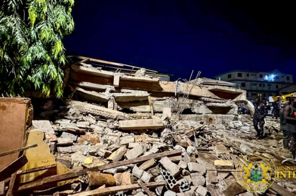 Three die as unfinished church building collapses in Ghana