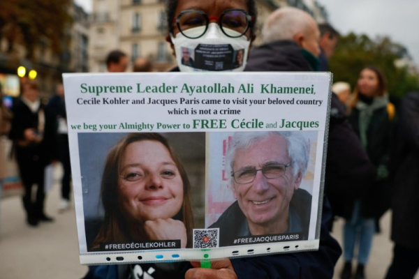 French couple released after nearly 4 years in Iran French couple released after nearly 4 years in Iran