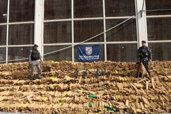 Rio police report largest-ever 48-ton marijuana seizure in Brazil Rio police report largest-ever 48-ton marijuana seizure in Brazil