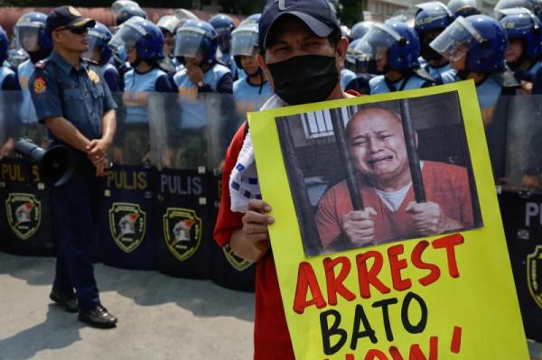 Philippine senator wanted by ICC leaves Senate, whereabouts unknown