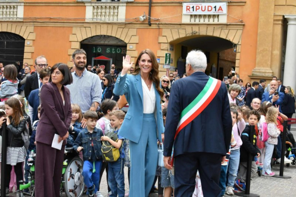 Princess Kate in Italy for first trip abroad since cancer diagnosis Princess Kate in Italy for first trip abroad since cancer diagnosis
