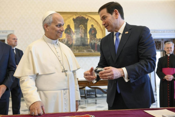 Rubio, Pope Leo discuss Middle East in Vatican meeting