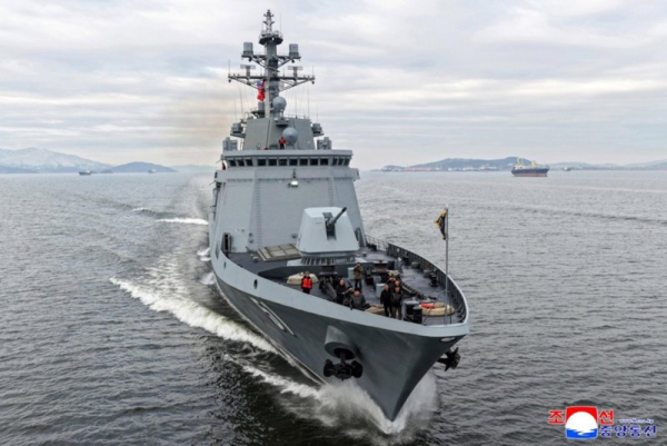 N. Korea commissions 5,000-ton destroyer; Kim expects dramatic boost in naval power N. Korea commissions 5,000-ton destroyer; Kim expects dramatic boost in naval power