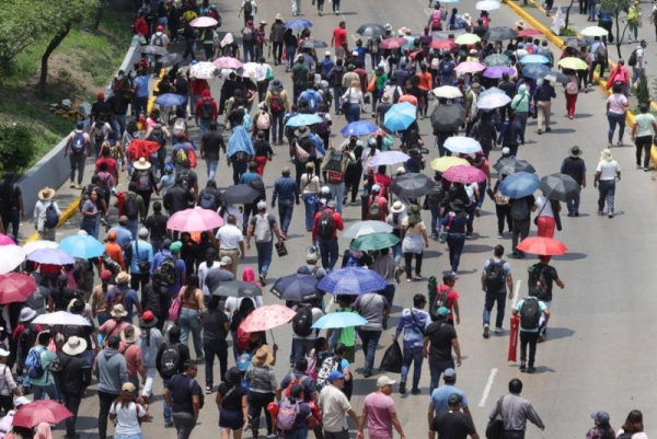Teachers' protests challenge Mexico ahead of World Cup