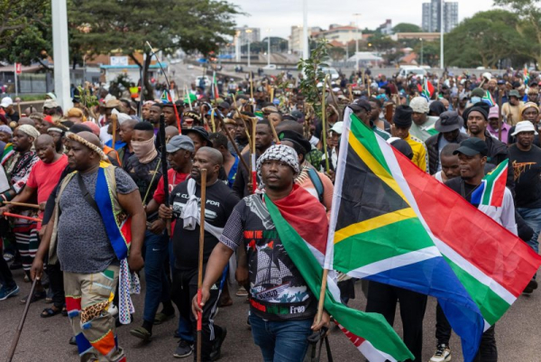 Thousands take part in day of anti-migrant protests across South Africa Thousands take part in day of anti-migrant protests across South Africa